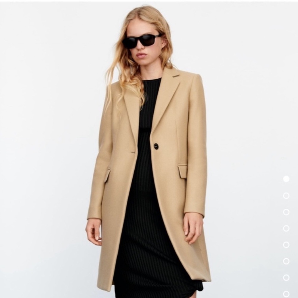 Zara Manteco Menswear Style Women’s Coat